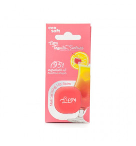 ECO SOFT LIPPY lūpų balzamas drėkinamasis Tequila Sunrise, 6,2 g