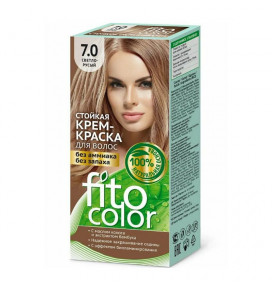 Fito Color 7.0 plaukų dažai. Šviesiai rusva