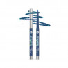 7 DAYS B.COLOUR WE Waterproof Eyeliner Blue, 0.25 g