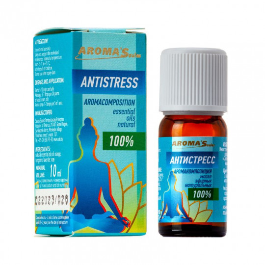 AROMA'SAULES eterinių aliejų kompozicija Antistresas, 10 ml