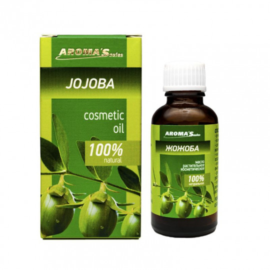 AROMA'SAULES jojobos (simondsijų) augalinis aliejus, kosmetinis, 30 ml