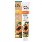 ECODENTA dantų pasta Balinanti Cosmos Organic Papaya , 75 ml