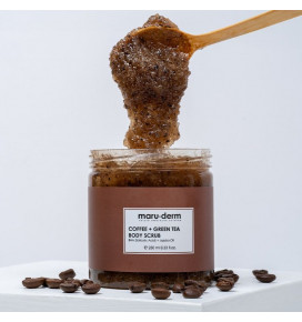 MARUDERM kūno šveitiklis kava + žalioji arbata, 250 ml