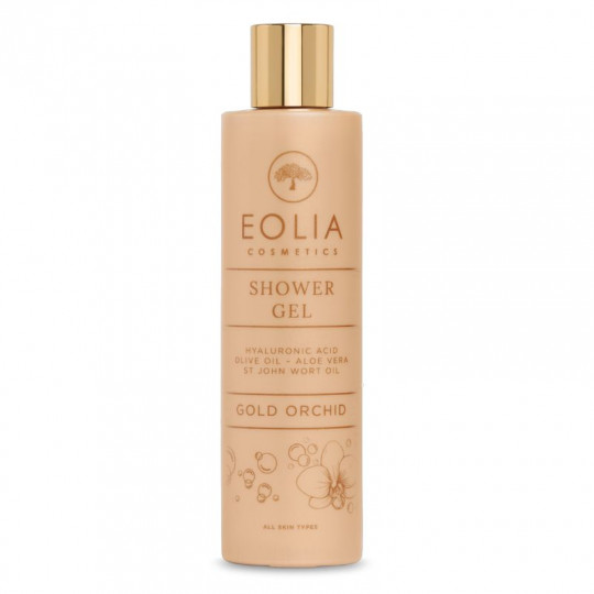 EOLIA dušo želė su hialurono rūgštimi Gold Orchid, 250 ml