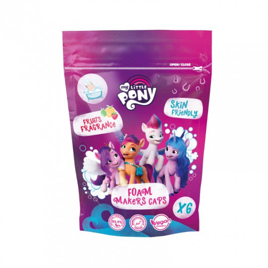 MY LITTLE PONY vonios putos braškių, citrinos, pomelo aromato, 6 vnt x 20 g