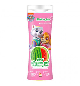 PAW PATROL dušo želė ir šampūnas arbūzų aromato 2in1, 300 ml