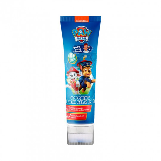 PAW PATROL spalvoti vonios dažai kramtomosios gumos aromato, 150 ml