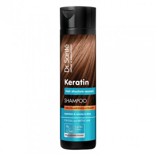 DR.SANTE šampūnas blankiems ir trapiems plaukams Keratin, 250 ml