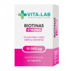 VITA-LAB maisto papildas Biotinas STRONG 10000 µg, N30