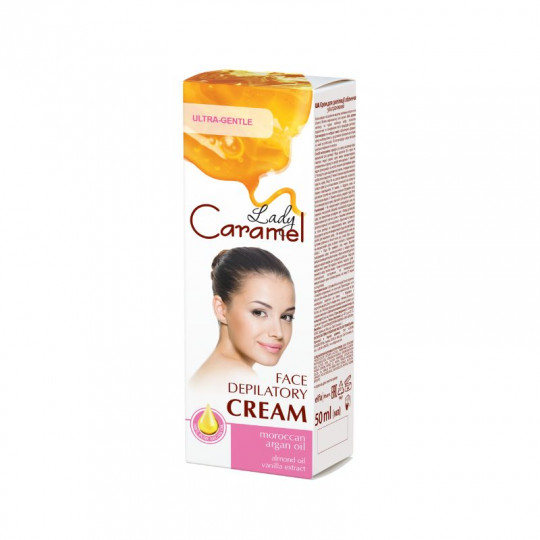 LADY CARAMEL depiliacinis kremas veidui, 50 ml