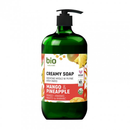 Bio Naturell kreminis muilas Mango & Pineapple su dozatorium, 946 ml