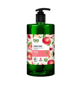 BIO NATURELL kreminis muilas su dozatoriumi Peach, 946 ml