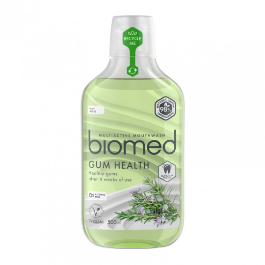 BIOMED GUM HEALTH burnos skalavimo skystis, 500 ml