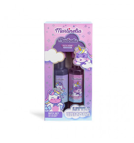 Martinelia vonios rinkinys Little Unicorn, 3 poz.: dušo želė 250 ml, šampūnas 250 ml, vonios burbulas 150g