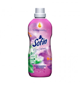 SOFIN audinių minkštiklis augaliniu pagrindu su gėlių aromantu Flower Explosion 0,8 l