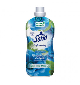 SOFIN audinių minkštiklis veganiškas su gaivos aromatu Fresh Morning 1,4 l