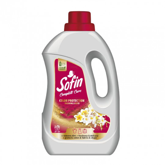 SOFIN skystas skalbiklis spalvotiems skalbiniams Color Protection, 1,5 l