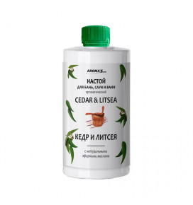 AROMA'SAULES užpilas aromatinis vonioms, pirtims ir saunoms Kedras ir Laurenis, 400 ml