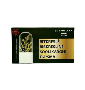 Bitkrėslė (Pižma) estraktas 30 kapsulių (1dienoje) HERBIN