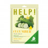 BERGAMO Help sheet face mask with Cucumber, 25 ml