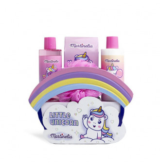 MARTINELIA bath set with decoration Little Unicorn Cloud