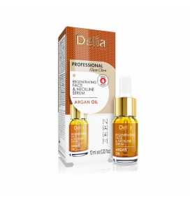 DELIA Professional Care serumas veidui ir kaklui atstatomasis su argano aliejumi, 10 ml