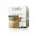 DELIA Gold & Collagen Therapy elasticizing face night cream, 50 ml