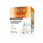 DELIA Vitamin C Therapy kremas veidui šviesinamasis, 50 ml