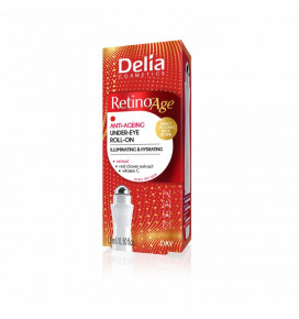 DELIA Retinoage kremas paakiams rutulinis stangrinamasis, 15 ml