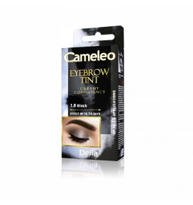 DELIA CAMELEO antakių dažai kreminiai 1.0 Juoda, 30 ml