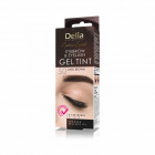 DELIA antakių ir blakstienų dažai geliniai henna 3.0 Tamsiai ruda, 30 ml