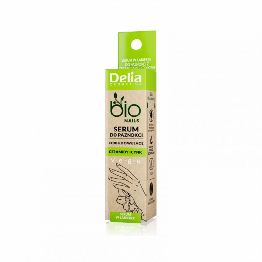 DELIA Bio Nails serumas nagams atstatomasis su keramidais ir cinku, 11 ml