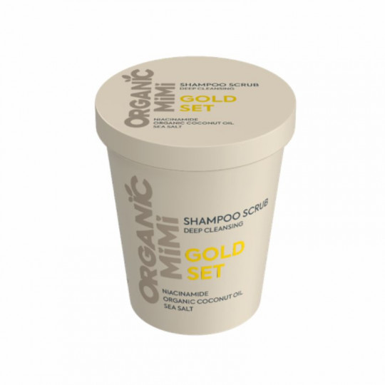 ORGANIC MIMI šampūnas-šveitiklis valomasis Gold Set, 310 g