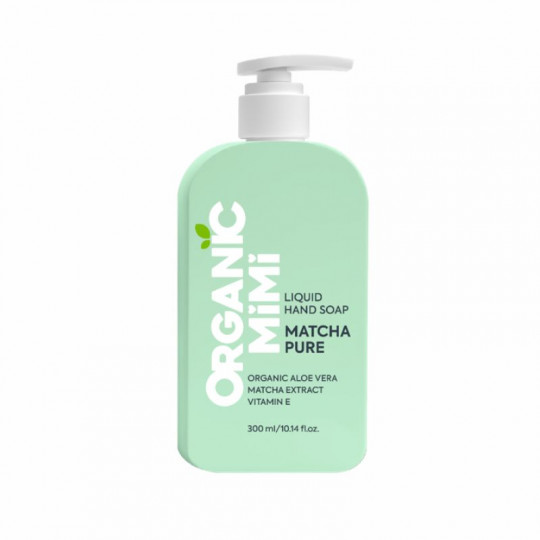 ORGANIC MIMI skystas muilas rankoms Matcha Pure, 300 ml