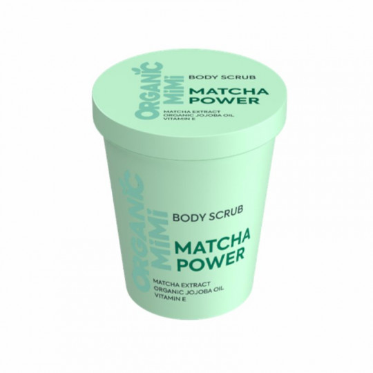 ORGANIC MIMI kūno šveitiklis Matcha Power, 250 g