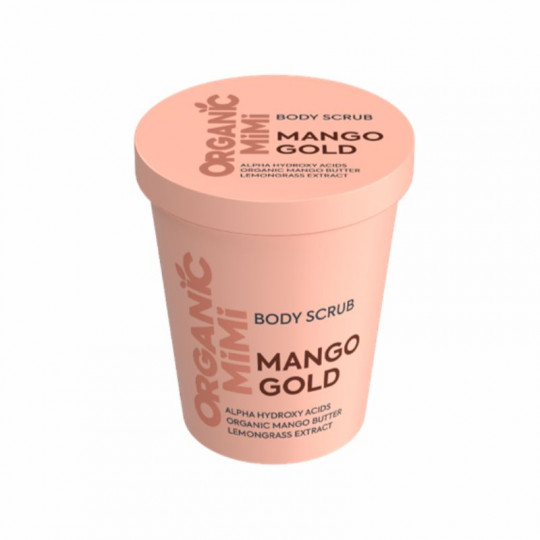 ORGANIC MIMI kūno šveitiklis Mango Gold, 250 g