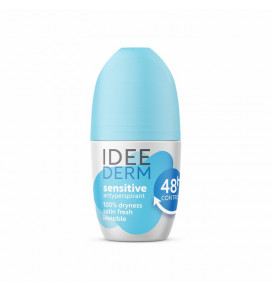 IDEE DERM rutulinis antiperspirantas Sensitive 48 h, 50 ml