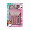 GABBY'S DOLLHOUSE Bath cosmetics set for children (bath crayons x 4 pcs., sponge with unicorn)