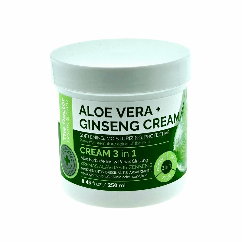 THE DOCTOR cream 3 in 1 Health & Care Aloe Vera & Ginseng, 250 ml