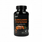 CURCUMIN + PIPERINE 95% 60 kapsulių, 1 dienoje ( 1 kapsulėje: 480 mg kurkuminoidų, 19 mg piperino) HERBIN