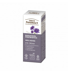 GREEN РHARMACY paakių kremas Bakučiolis ir postbiotikai, 15 ml