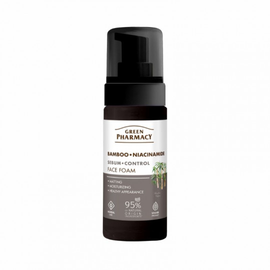 Green Рharmacy Bamboo + niacinamide face foam 150ml