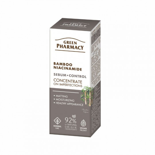 Green Рharmacy Bamboo + niacinamide concentrate on imperfections 30ml