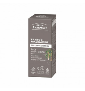 Green Рharmacy Bamboo + niacinamide face night cream 50ml