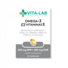 VITA-LAB maisto papildas Omega-3 + Vitaminas E, N30