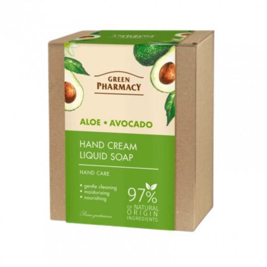 Green Pharmacy Aloe and avocado hand care set