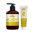 Green Pharmacy Celandine and linden blossom hand care set