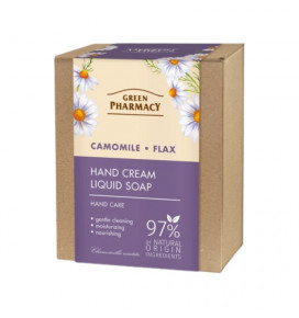 Green Pharmacy Chamomile and flax hand care set