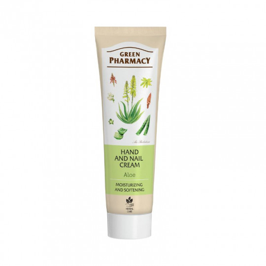 Green Pharmacy Hand and nail cream moisturizing and softening Aloe 100ml