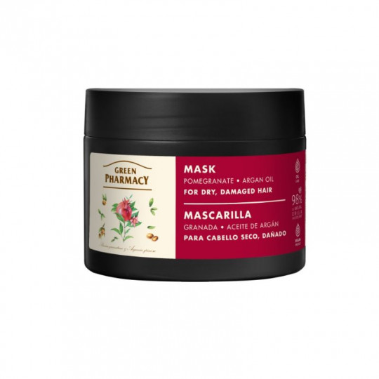 Green Pharmacy Hair balm for dry and damaged hair Argan Oil and Pomegranate